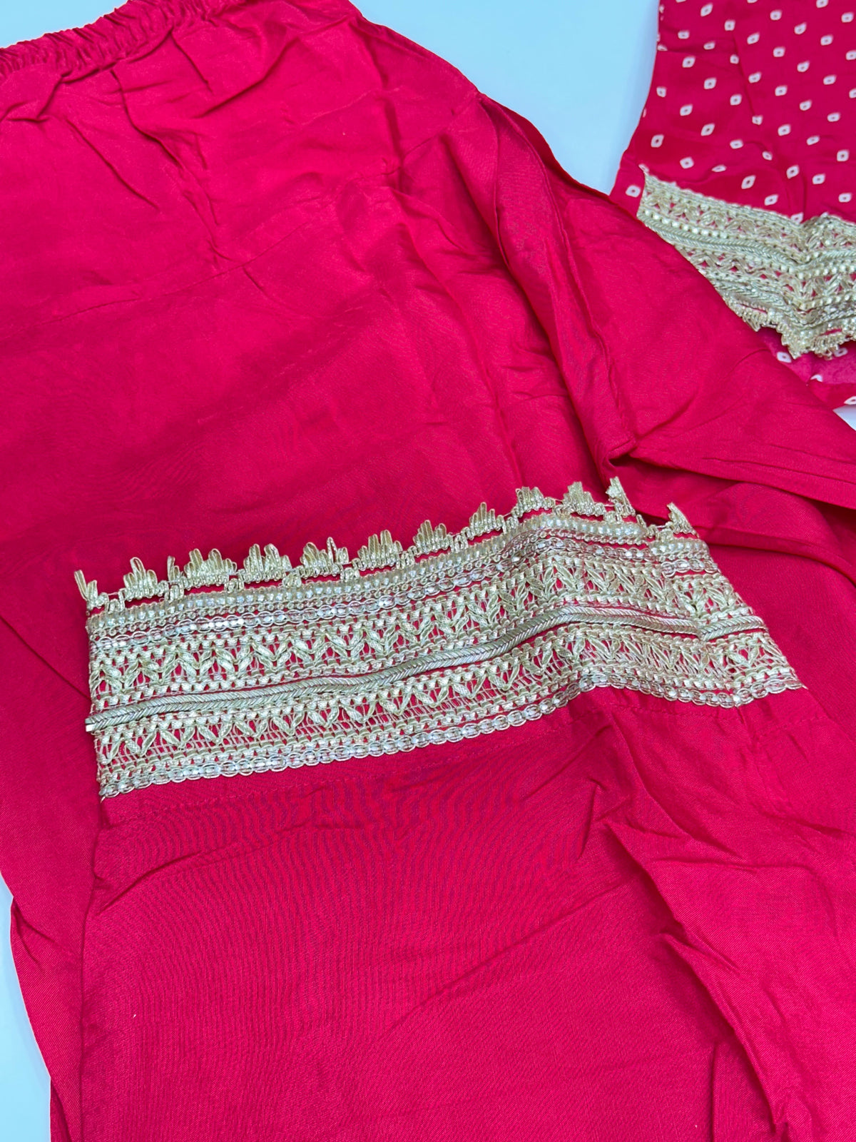 Designer Handwork Peplum Kurta with Farshi Salwar - Festive Party Wear Kurta Set