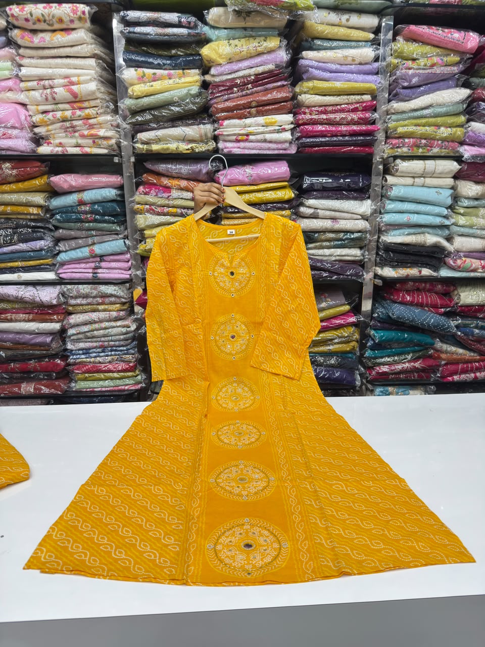Pure Cotton Bandhani Print 3-Piece Kurta Set with Loose Pants & Dupatta | Sawan Special Affordable Summer Suit for Women