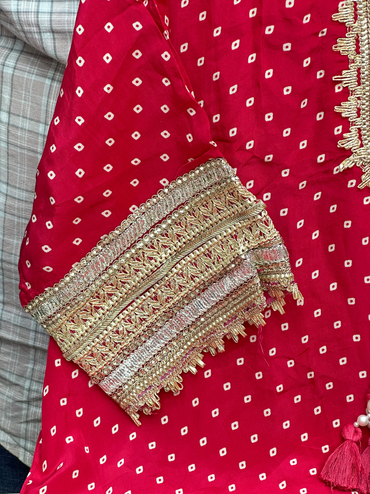Designer Handwork Peplum Kurta with Farshi Salwar - Festive Party Wear Kurta Set