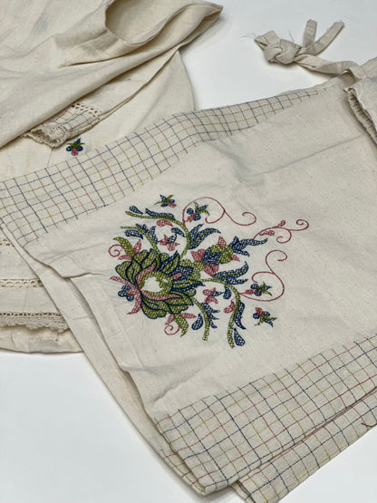 Pure Cotton Embroidered Peplum Kurta & Pants Co-Ord Set | Ethnic Party Wear